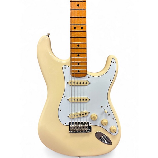 Used 2025 Fender Jimi Hendrix Stratocaster Olympic White Solid Body Electric Guitar