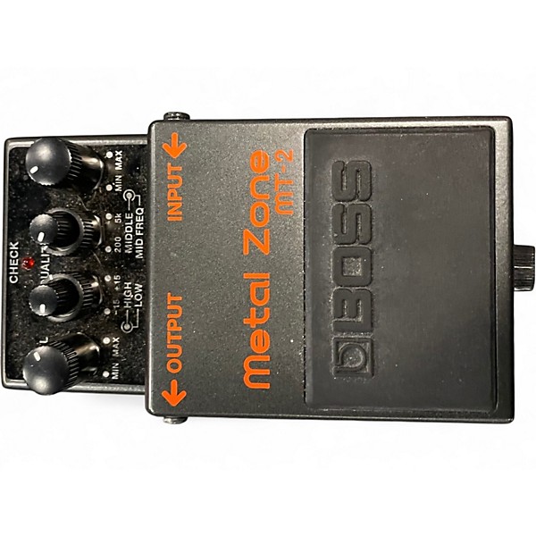 Used BOSS MT2 Metal Zone Distortion Effect Pedal