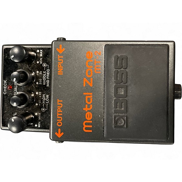 Used BOSS MT2 Metal Zone Distortion Effect Pedal