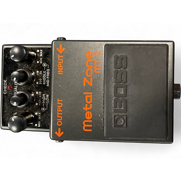 Used BOSS MT2 Metal Zone Distortion Effect Pedal