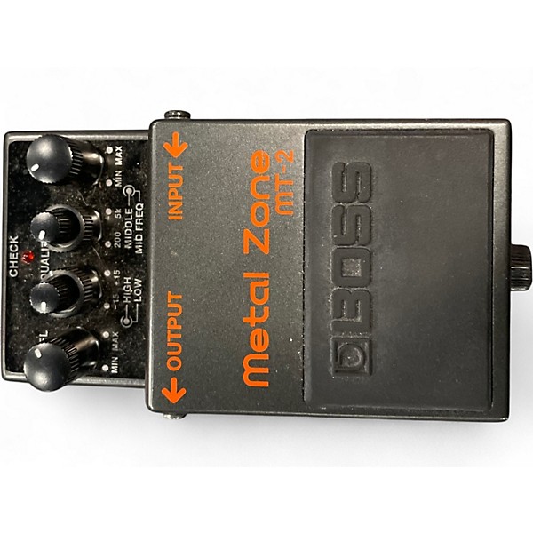 Used BOSS MT2 Metal Zone Distortion Effect Pedal