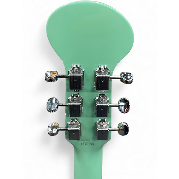 Used Danelectro Baby Sitar Seafoam Green Solid Body Electric Guitar