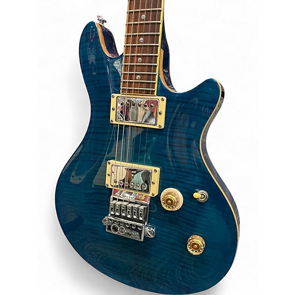 Used ESP LTD PB500 Trans Blue Solid Body Electric Guitar