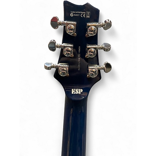 Used ESP LTD PB500 Trans Blue Solid Body Electric Guitar