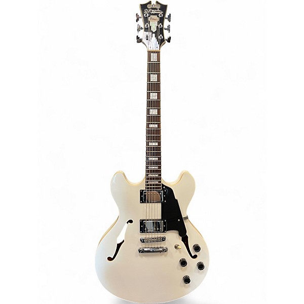 Used D'Angelico Premier Series DC Classic White Hollow Body Electric Guitar