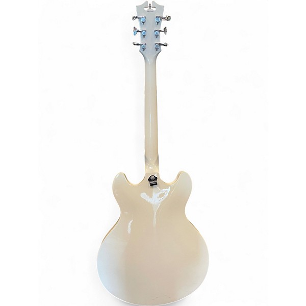 Used D'Angelico Premier Series DC Classic White Hollow Body Electric Guitar