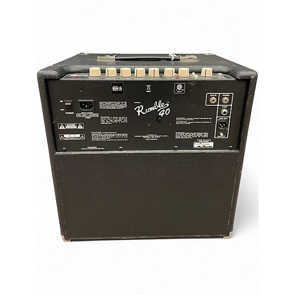 Used Fender Rumble V3 40W 1x10 Bass Combo Amp