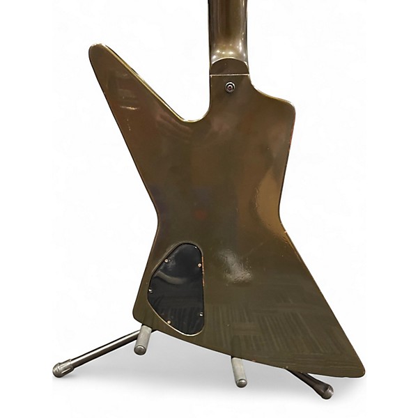 Vintage 1985 Gibson Explorer 425 Black Solid Body Electric Guitar