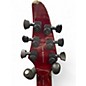 Used Ltd H1000 Trans Red Solid Body Electric Guitar