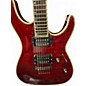 Used Ltd H1000 Trans Red Solid Body Electric Guitar