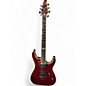 Used Ltd H1000 Trans Red Solid Body Electric Guitar