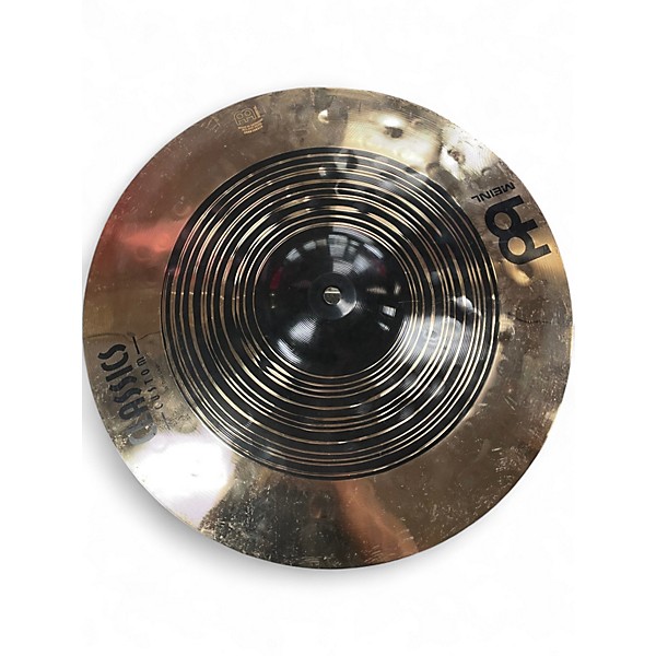 Used MEINL 16in CUSTOMS DUAL CRASH Cymbal