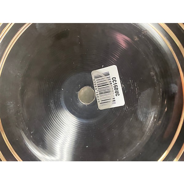 Used MEINL 16in CUSTOMS DUAL CRASH Cymbal