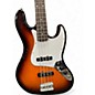 Used Squier Affinity Jazz Bass Sunburst Electric Bass Guitar