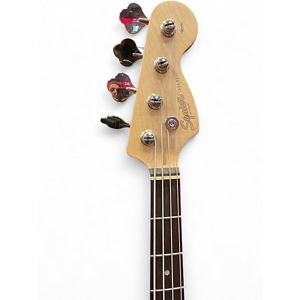Used Squier Affinity Jazz Bass Sunburst Electric Bass Guitar