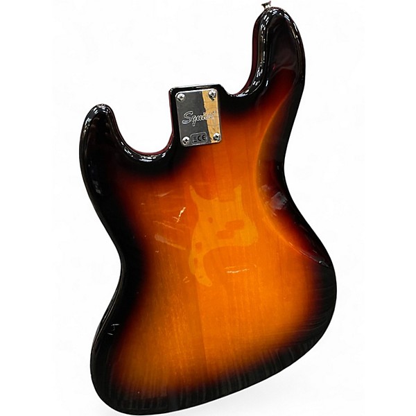 Used Squier Affinity Jazz Bass Sunburst Electric Bass Guitar