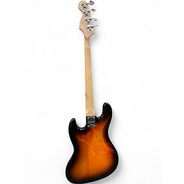 Used Squier Affinity Jazz Bass Sunburst Electric Bass Guitar