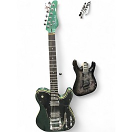 Used Schecter Guitar Research PT Fastback IIB Emerald Green Solid Body Electric Guitar