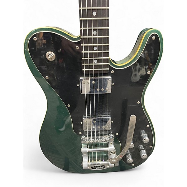 Used Schecter Guitar Research PT Fastback IIB Emerald Green Solid Body Electric Guitar