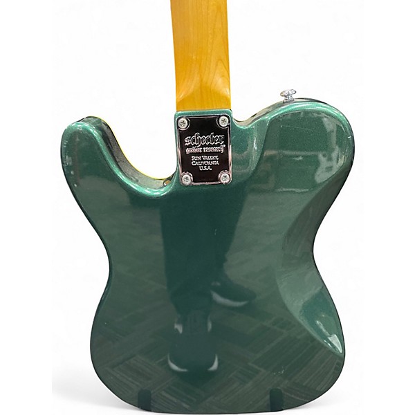 Used Schecter Guitar Research PT Fastback IIB Emerald Green Solid Body Electric Guitar