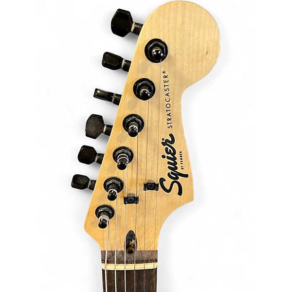 Used Squier Contemporary Stratocaster HSS Black Solid Body Electric Guitar
