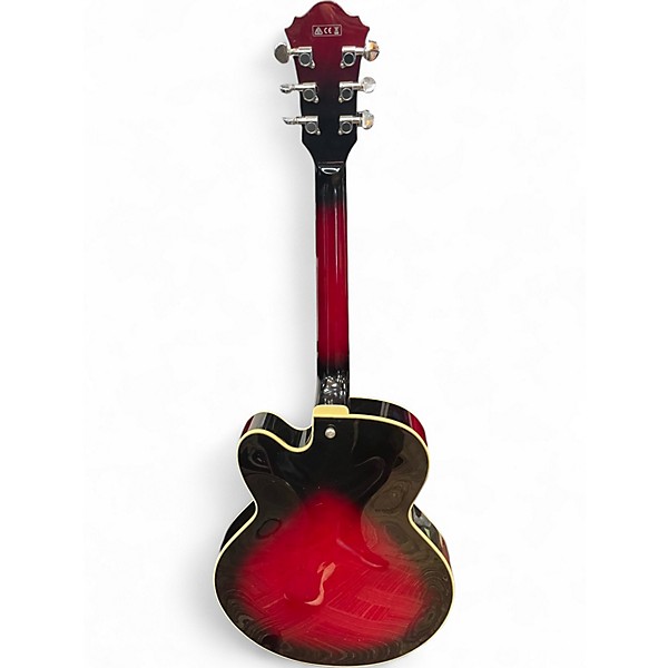 Used Ibanez AF75T Crimson Red Burst Hollow Body Electric Guitar