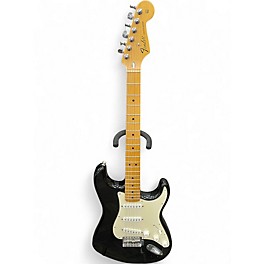 Used Fender Standard Stratocaster Black Solid Body Electric Guitar