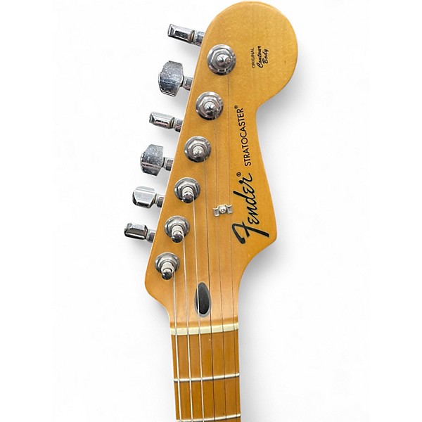 Used Fender Standard Stratocaster Black Solid Body Electric Guitar