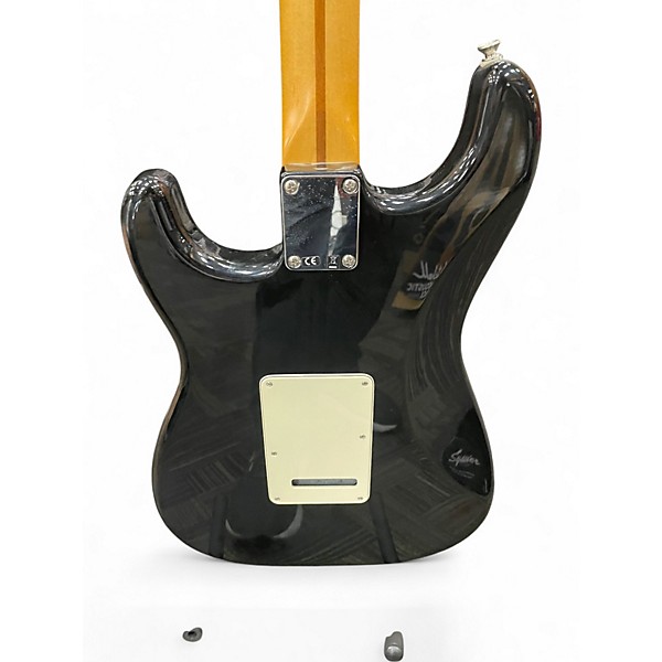 Used Fender Standard Stratocaster Black Solid Body Electric Guitar
