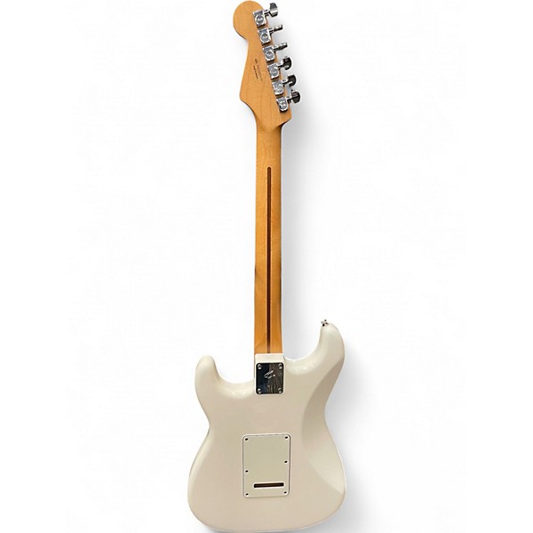 Used 2019 Fender Player Stratocaster White Solid Body Electric Guitar