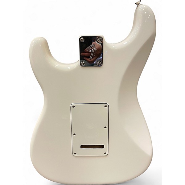 Used 2019 Fender Player Stratocaster White Solid Body Electric Guitar