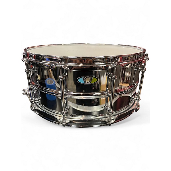 Used Ludwig 6.5X14 Supralite Snare Chrome Silver Drum