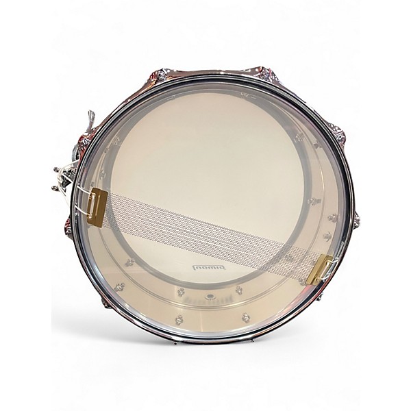 Used Ludwig 6.5X14 Supralite Snare Chrome Silver Drum