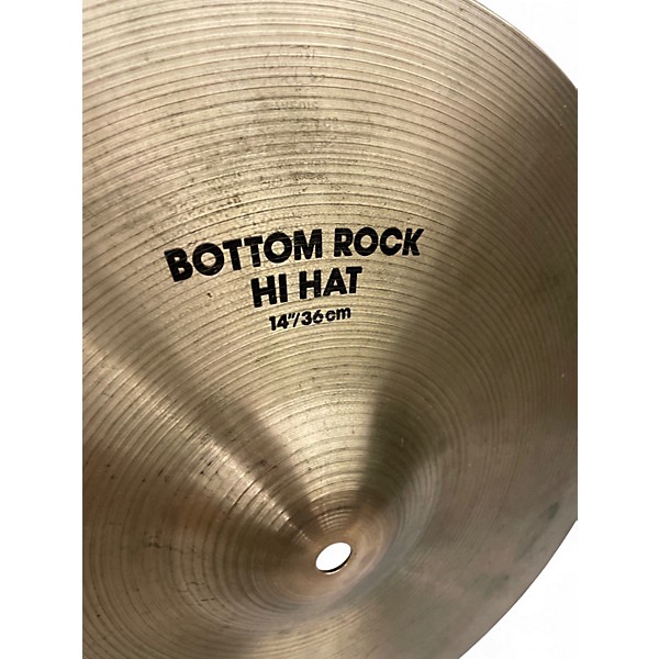 Used Zildjian 14in A ROCK HI HAT BOTTOM Cymbal