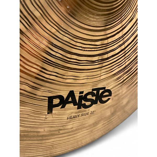Used Paiste 22in ALPHA HEAVY RIDE Cymbal