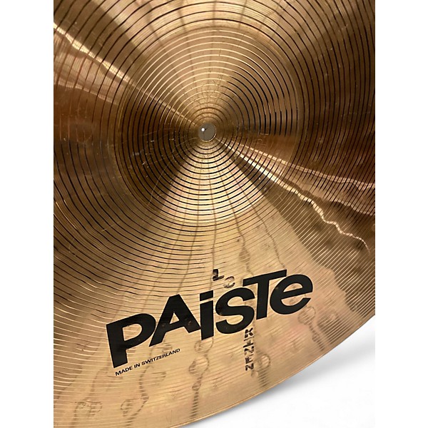 Used Paiste 22in ALPHA HEAVY RIDE Cymbal