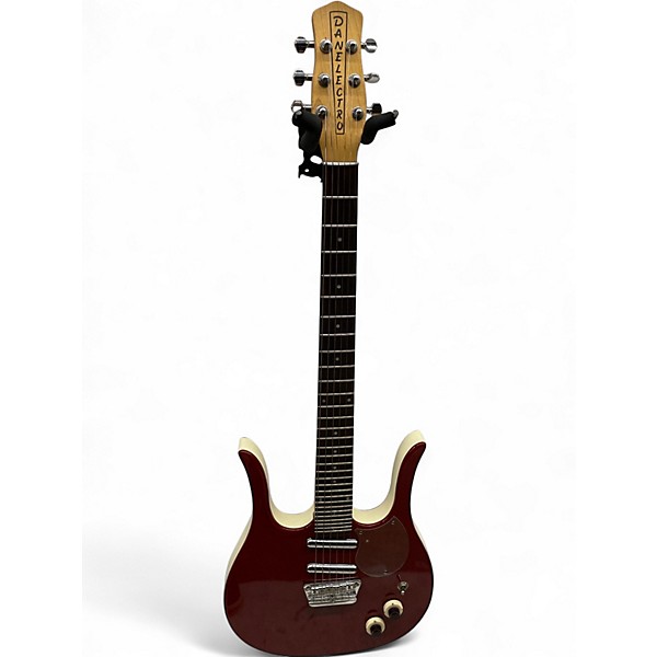 Used Danelectro Longhorn Guitarlin Red Solid Body Electric Guitar