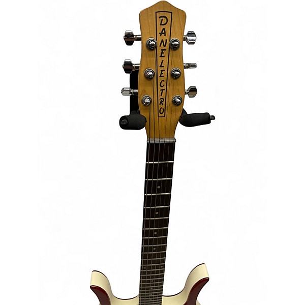 Used Danelectro Longhorn Guitarlin Red Solid Body Electric Guitar