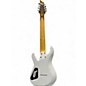 Used 2020s Schecter Guitar Research C8 DELUXE Alpine White Solid Body Electric Guitar