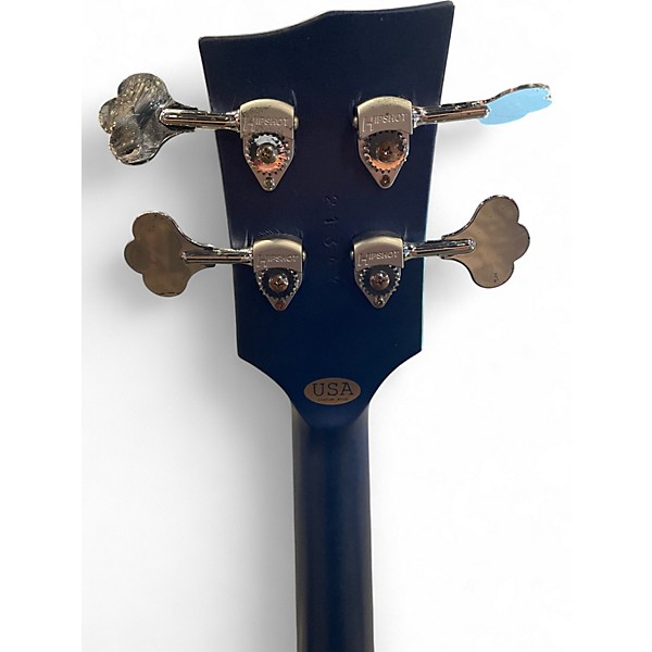 Used Dunable Guitars USA Custom R2 Blue Electric Bass Guitar