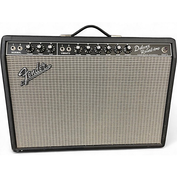 Used Fender Vintage Reissue 1965 Deluxe Reverb Tube Guitar Combo Amp