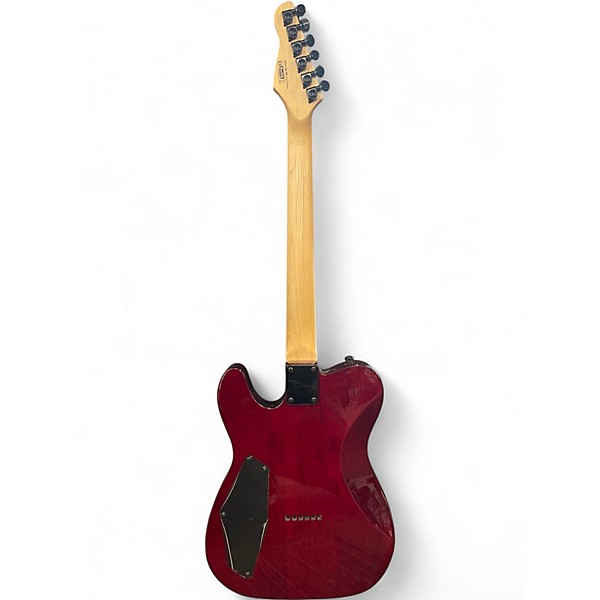 Used Dean Nash Vegas Trans Red Solid Body Electric Guitar