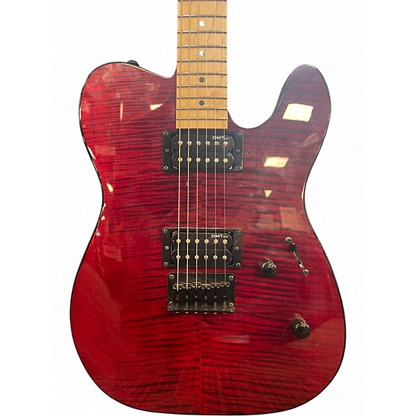 Used Dean Nash Vegas Trans Red Solid Body Electric Guitar
