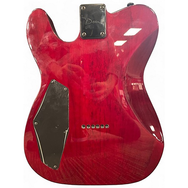 Used Dean Nash Vegas Trans Red Solid Body Electric Guitar