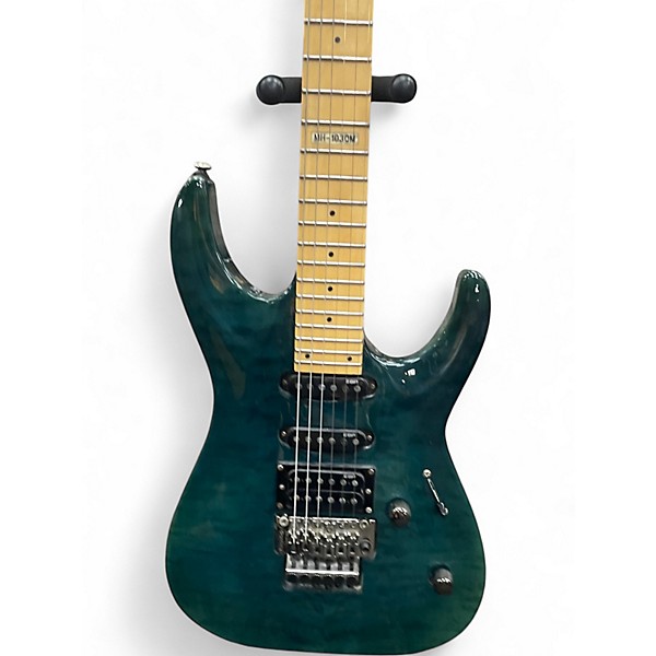 Used ESP LTD MH103QM Green Solid Body Electric Guitar