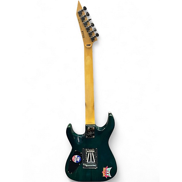 Used ESP LTD MH103QM Green Solid Body Electric Guitar