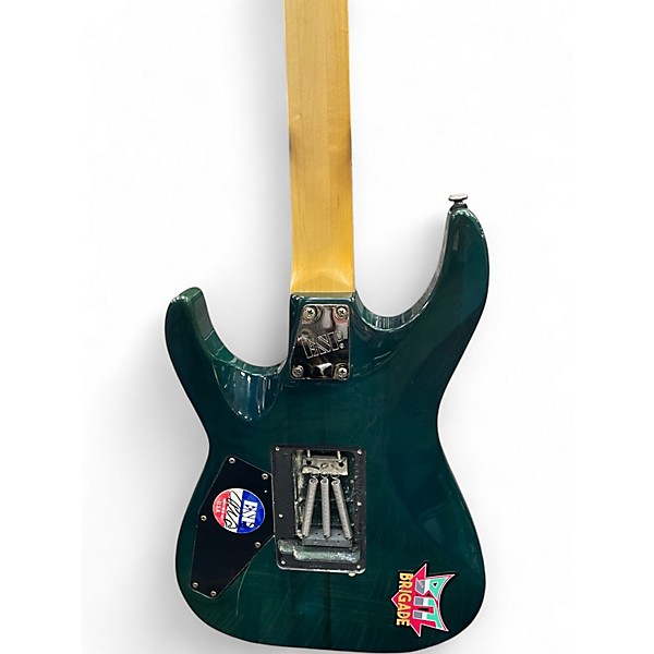 Used ESP LTD MH103QM Green Solid Body Electric Guitar