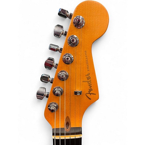 Used 2024 Fender American Ultra II Stratocaster 3 Tone Sunburst Solid Body Electric Guitar