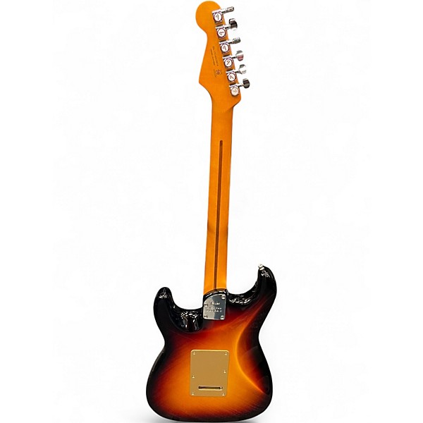 Used 2024 Fender American Ultra II Stratocaster 3 Tone Sunburst Solid Body Electric Guitar