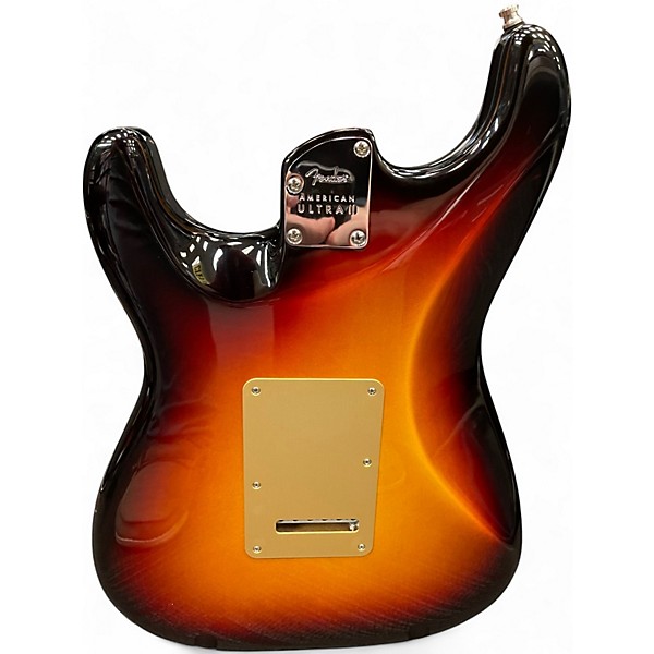 Used 2024 Fender American Ultra II Stratocaster 3 Tone Sunburst Solid Body Electric Guitar